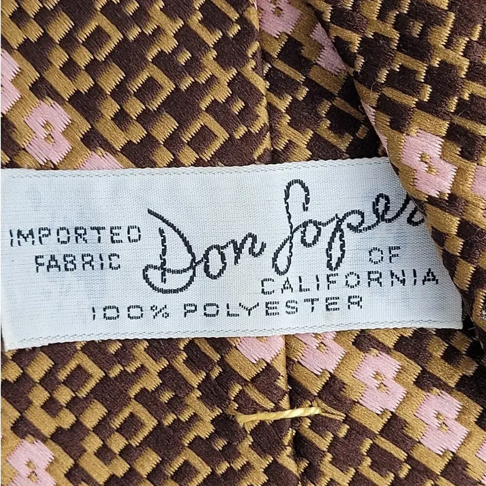 Don Loper Bullocks Wilshire Retro‎ Necktie Lot Classic Men's Vintage Pair
